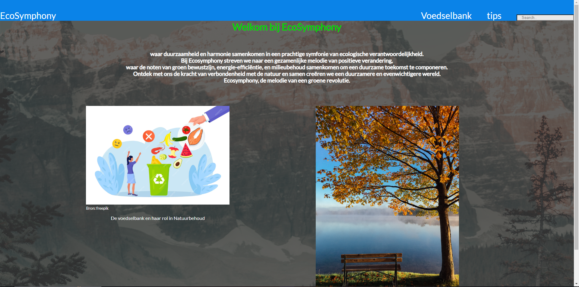 Homepage oefening